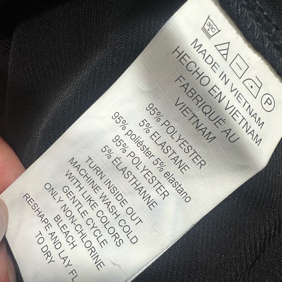 Michael Kors Women’s Sz S Black 1/4 Zip Front Dress Waist Tie W/ Long Sleeve - Picture 12 of 15